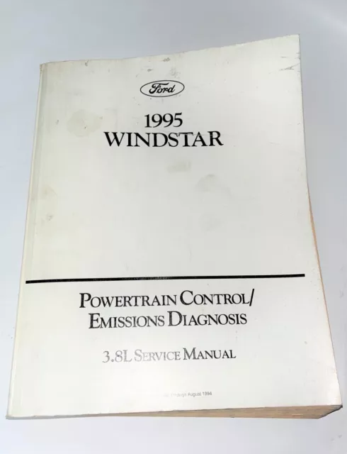 Windstar 1995 Powertrain 3.8L Ford Factory Dealer Service Repair Manual Emission