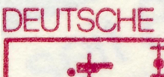 HBl. 28 aus MH 23 BuS 1980, neue Fluoreszenz, mit PLF I+II+III (1028 I/I], **