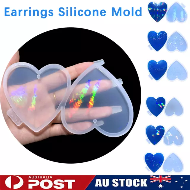 Holo Mold Holograph Mold Holo Mould Resin Earring Mold Earring Mold Earring Mould  Silicone Mold Resin Mould Geometric Mold 