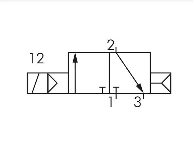 Valvola Pneumatica AirTac 5/2 Vie Bistabile – 12V 3/8″ 1.5-8 Bar – Modello 5-212V