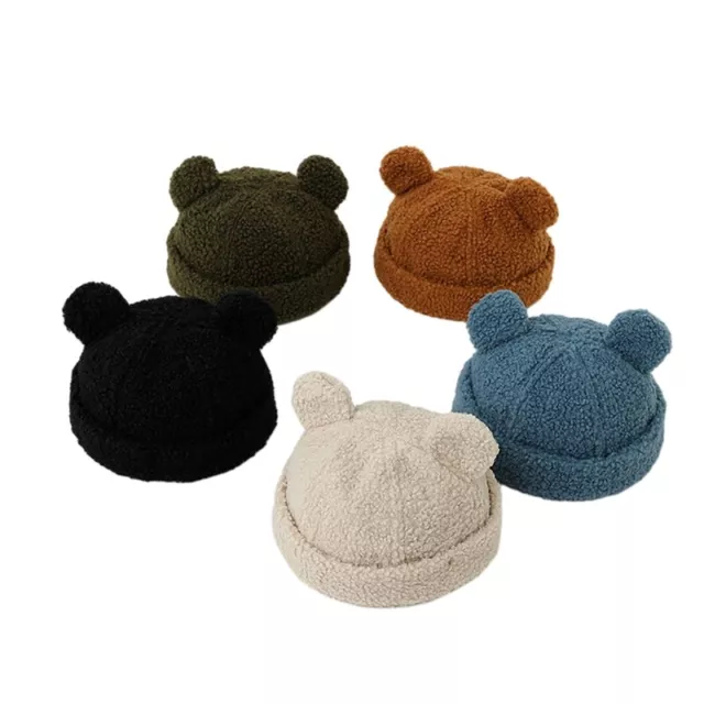 Cappello caldo invernale bambino bambina berretto berretto traspirante cappello orso orecchio cappello
