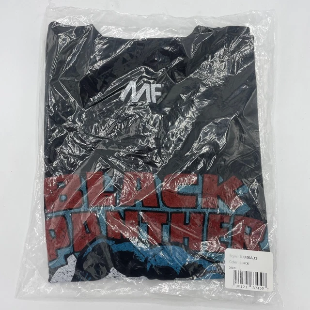 Marvel Comics Black Panther T-Shirt Mighty Fine Retro Cotton Short Sleeve Mens