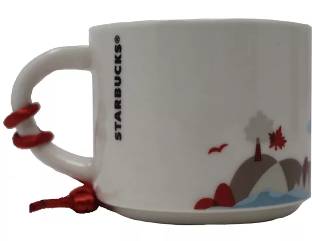 Starbucks You are Here Series Canada Ceramic Demitasse Ornament Mug, 2 Oz 3