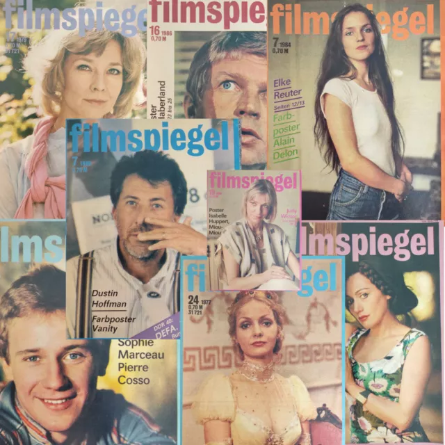 Filmspiegel Zeitschrift DDR 70er und 80er Jahre Magazin