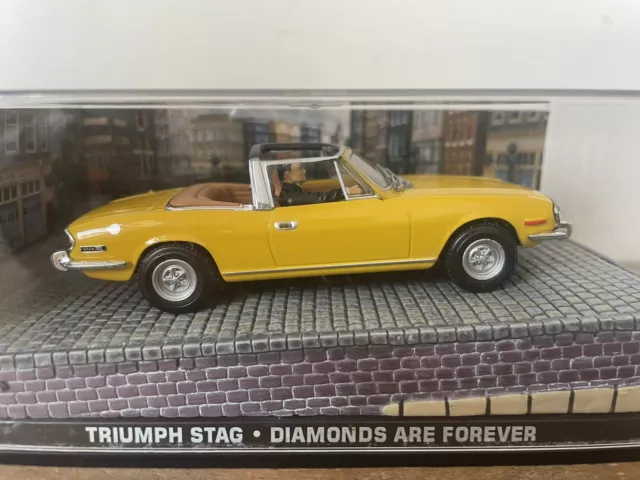 TRIUMPH STAG #18 007 James Bond Collection Model   DIAMONDS ARE FOREVER