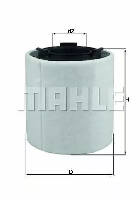 MAHLE (LX 2831) Luftfilter für AUDI SEAT SKODA VW