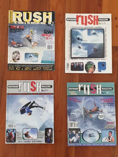 Bodyboard Rush Magazine Surfing Mag Surf Surfer