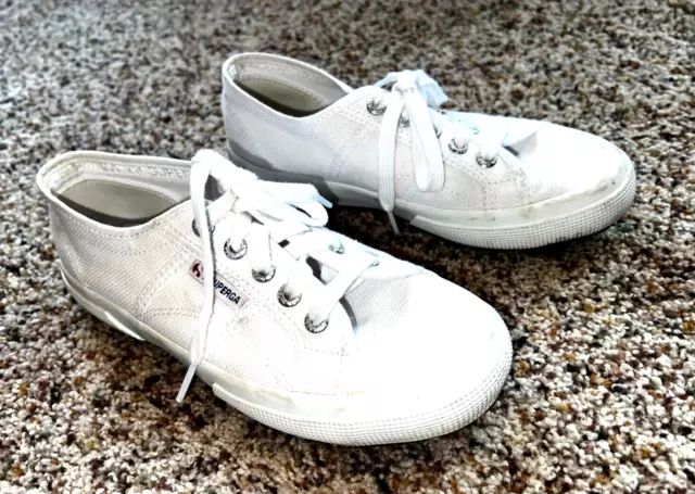 Superga 2750 Cotu Classic White Shoes Womens Size US 6.5 M, Men’s Size 5, EUR37