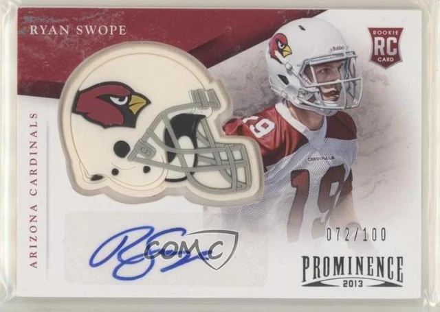 2013 Panini Prominence Helmet Signatures /100 Ryan Swope #182 Rookie Auto RC
