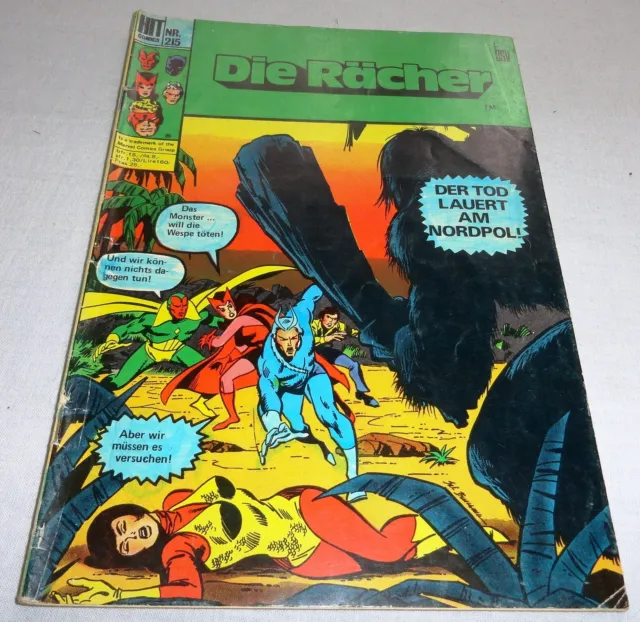 HIT Comics ; Die Rächer  Nr. 215 : BSV Verlag ;  Serie 1966-1972