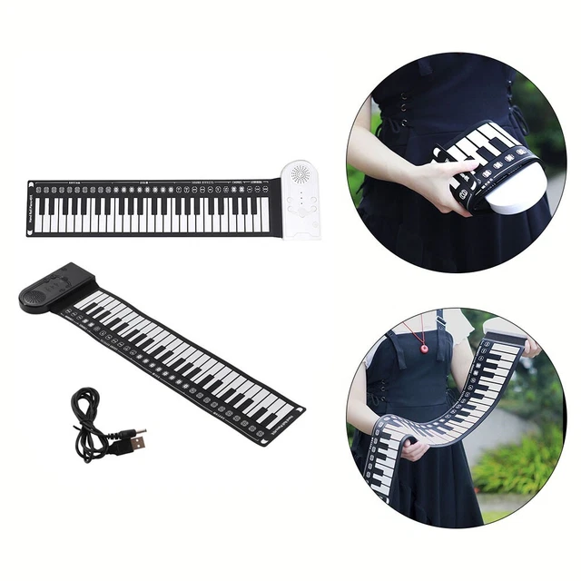 Roll Up Piano Flexible Foldable Brand New Musical Instruments New Style