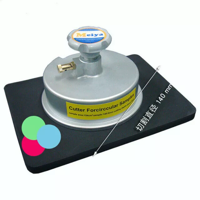 154Sqcm Fabric Sampler Round Cloth Cutter Textile Weight GSM Sampling Adjustable