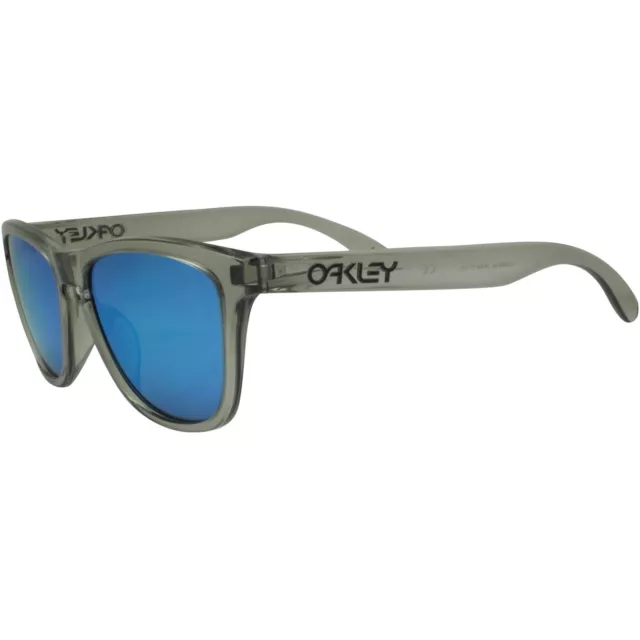 Oakley OO 9245-42 Frogskins Grey Ink Sapphire Iridium Lens Mens Retro Sunglasses