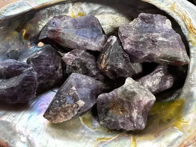 1x Amethyst Cacoxenite Rough Stone 2inch Reiki Healing Crystal Brazil High Vibes 2