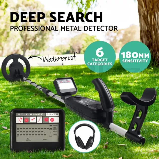 Metal Detector 180MM Deep Sensitive Waterproof Treasure Hunter Gold Digger