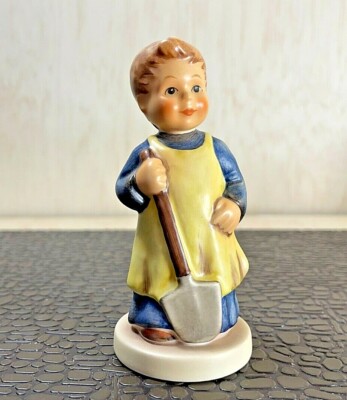 Hummel Vintage Goebel Hummel Garden Treasures Garçon Avec Pelle #727 Figurine hd3083 