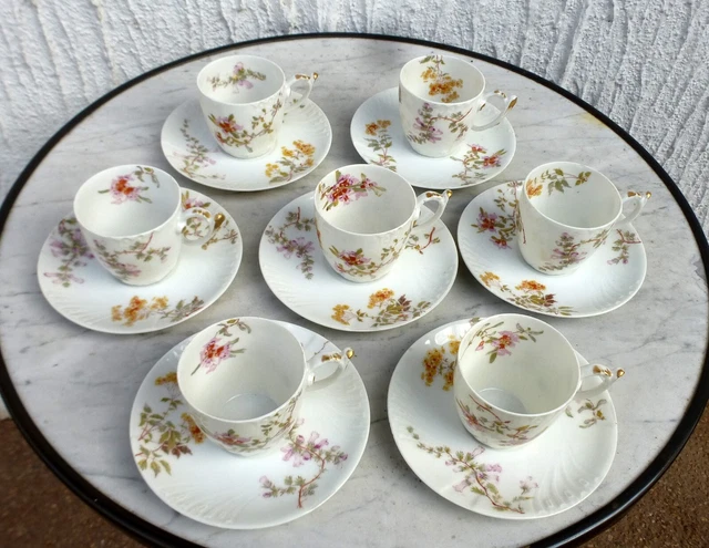 Tasses et soucoupes de table Service pour 6