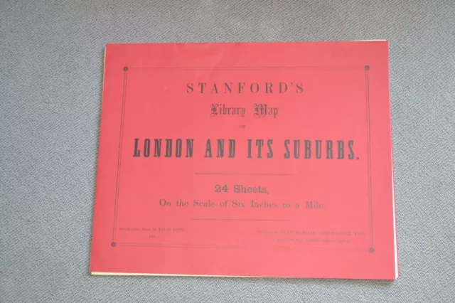 Margary, Harry (ed)  Stanford's Library  Map of London and Its Suburbs