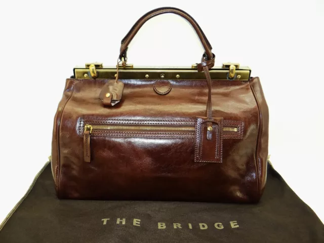 The Bridge Story Uomo Arzttasche Reisetasche Bügeltasche Arztkoffer Leder