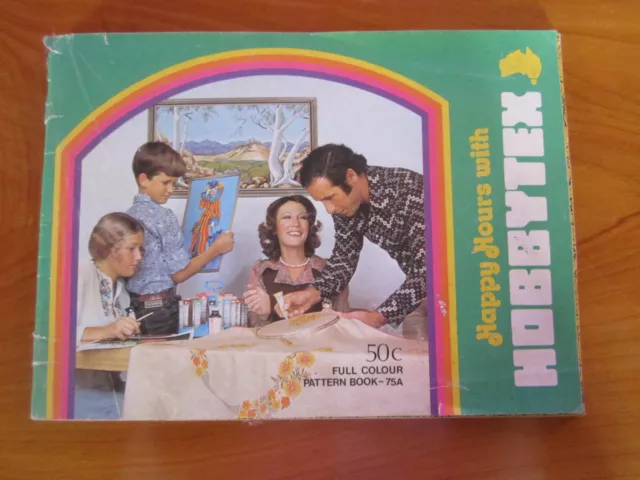 Vintage Book Happy Hours With Hobbytex Pattern Book 75A  Great **** Must See