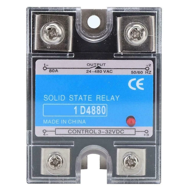 Utile relè semiconduttore 1 pezzo carico DC D4880 SSR facile da installare