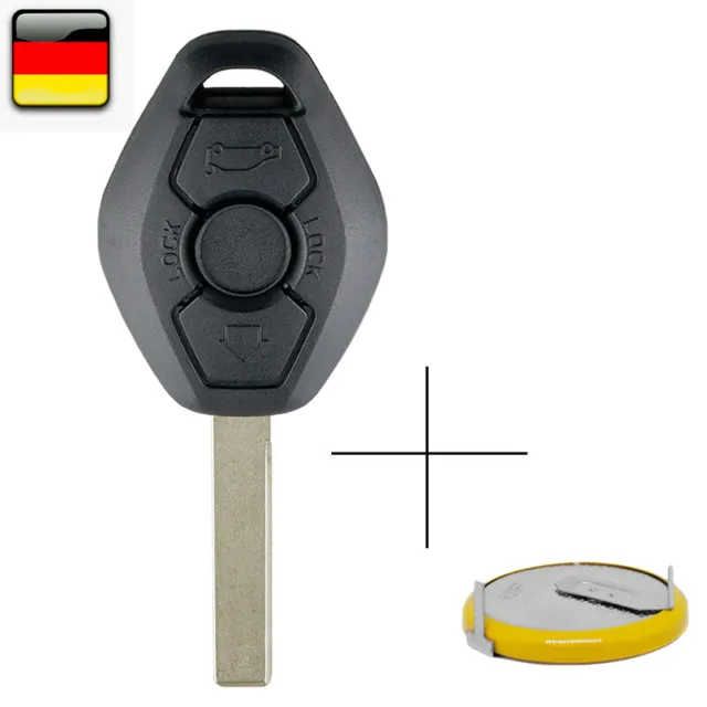 Schlüssel Gehäuse BMW 3 Tasten E39 E46 E53 E60 E65 X5 Rohling