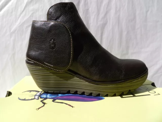 Fly London Yogi Chaussures Femme 41 Bottines Montantes Chelsea Bottes UK8 Neuf