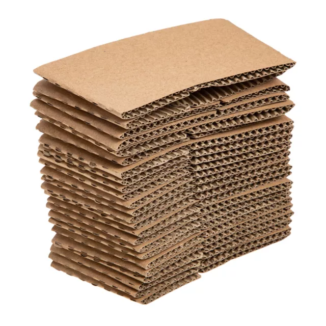 50 Pcs Coffee Cup Holder Sleeves for Hot Cups Kraft Paper