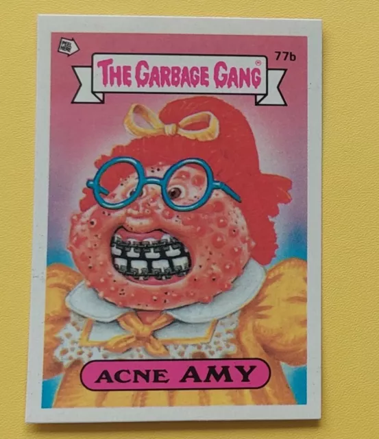 Acne Amy The Garbage Gang 1985 Series 2 (AUS) 77b TOPPS Trading Card Mint