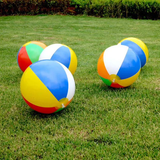 Ballons Gonflables 35Cm Piscine Plage Sport Balle Enfants Jouets Amusants-xd