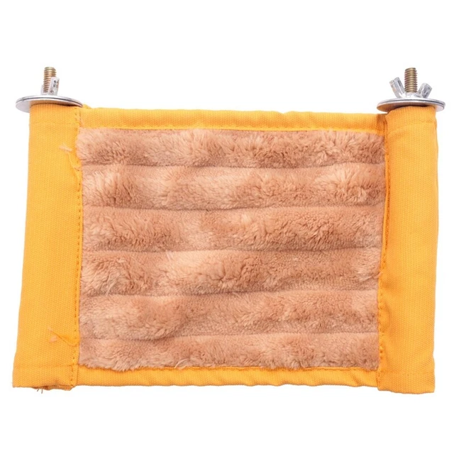 Nido de pájaro casa invierno cálido loro casa cama gancho alfombra tienda juguete Vog X2U4