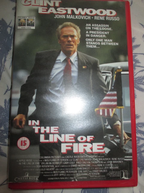 IN THE LINE Of Fire VHS Big Box - Clint Eastwood $3.78 - PicClick