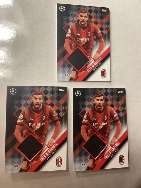 THEO HERNANDEZ RELIC card Match attax Extra 23/24. 60 Per Card Or Make