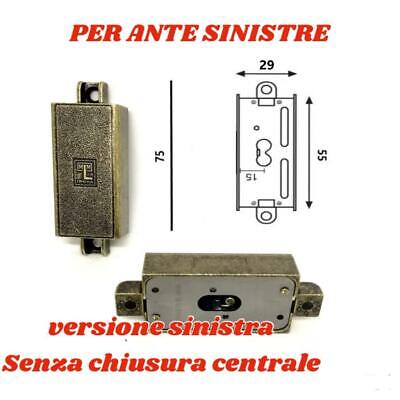 NN Serratura Meroni Cas Aste Rotanti senza mandata centrale M86R M98N 100223NN 