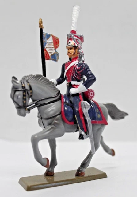 Figurines Starlux - 12ème Régiment De Hussards De Napoléon, Plomb Peint, échelle 1:32