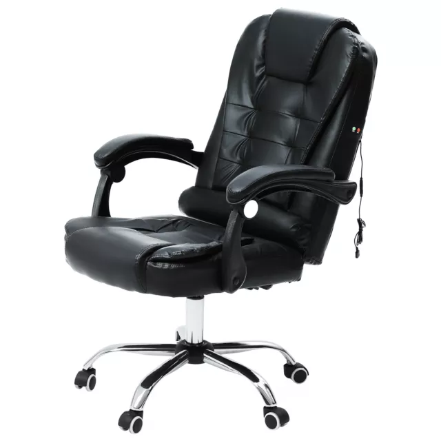 Chaise de Bureau de Massage Réglable Fauteuil de Bureau siège de bureau USB
