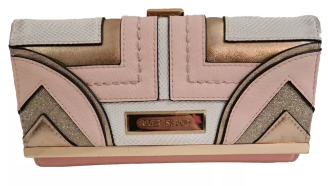 River island hotsell gold purse