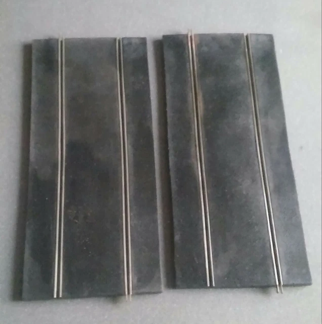 Anciens rails au 1/32ème pour circuit de voitures électrique Scalextric/Meccano 3