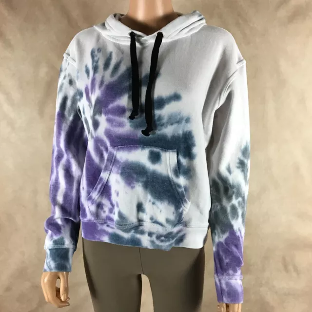 VINTAGE HAVANA Splattered Tie-Dyed Hoodie Sweatshirt NWT SMALL