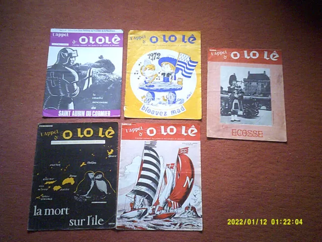 5 Revues L Appel D Olole 14  17  19  21  24 Illustre Culturel Familles  Bretagne