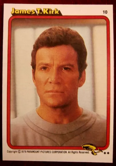 STAR TREK: DER FILM - komplettes VINTAGE-Basisset (88 Karten) TOPPS 1979 3