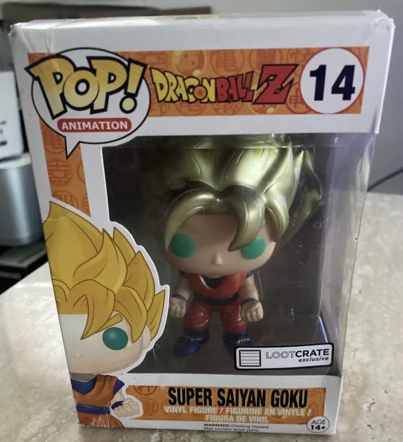 Funko Pop! Dragon Ball Z Super Saiyan Goku #14 (Exclusivo Lootcrate) NOB