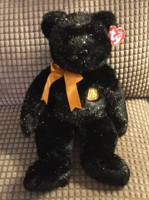 Ty Beanie Buddy 'Haunt’ 13" Plush Bear 2002