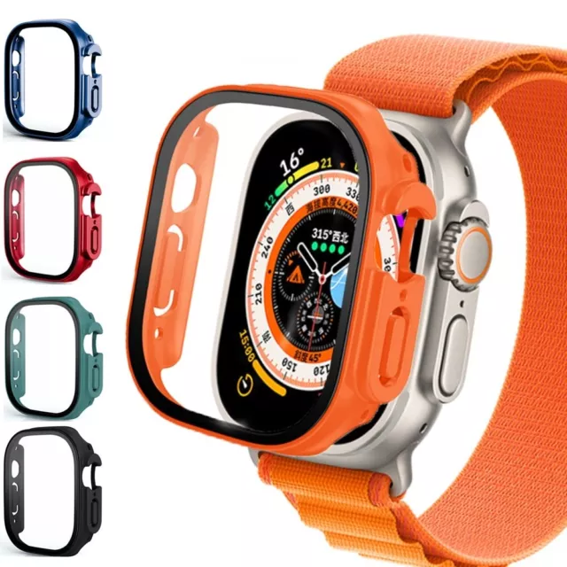 For Apple Watch Ultra 1/2 49mm Case Screen Protector Full Protective Cover