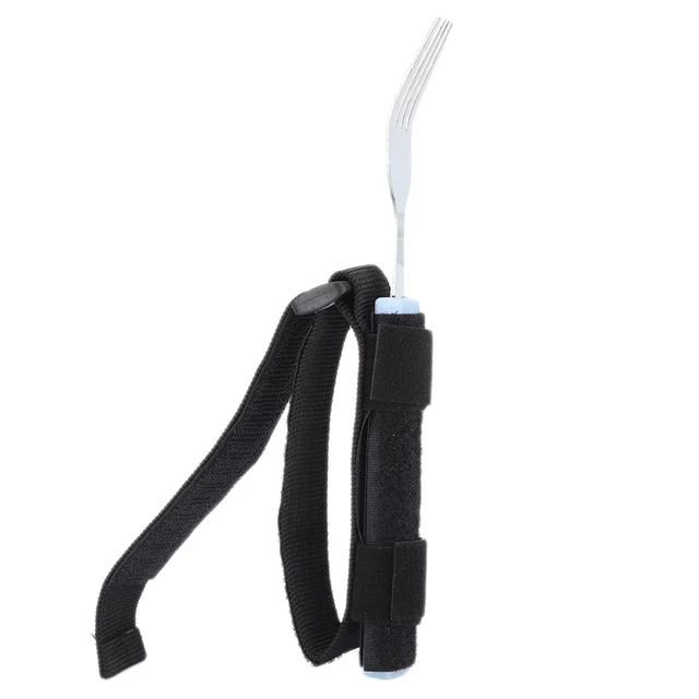 Flexible Spoon Fork Rotating Dining Eating Aids Utensil For Disabled Patient Sap