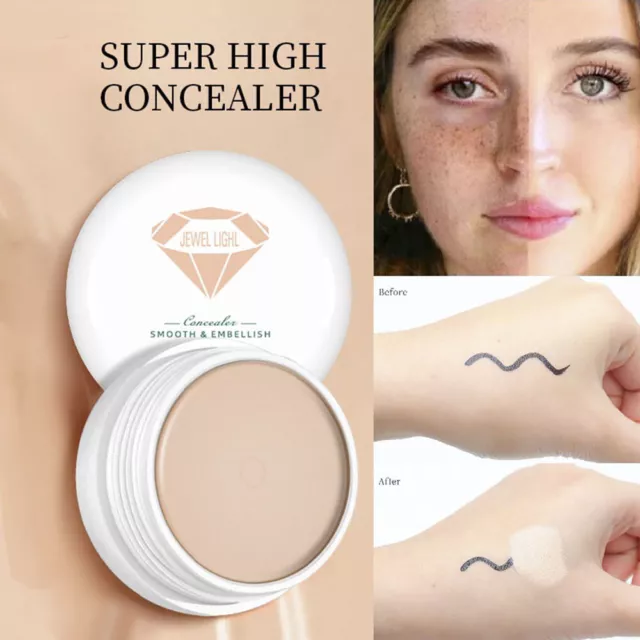 Base Correctora Cobertura Total Maquillaje Mate Brillo Duradero Y <