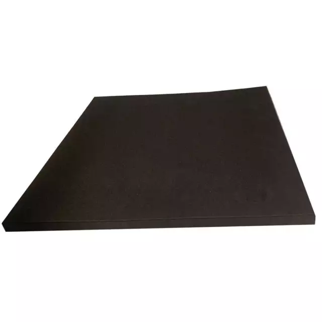 GRAINGER APPROVED ZUSA-XPE-90 Polyethylene Sheet,L 4 ft,Black