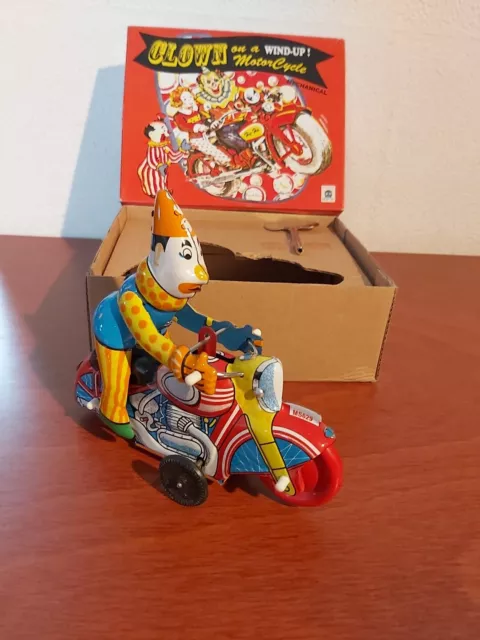 Clown auf dem Motorrad MS 629 mit OVP u. Schlüssel