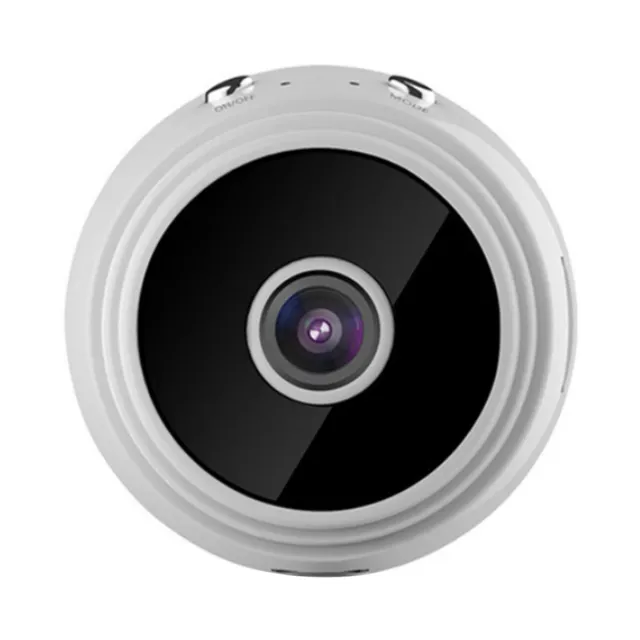 Cámara Web A9 Sensible Monitoreo en Tiempo Real 1080P Inalámbrica Inteligente Seguridad Blanca