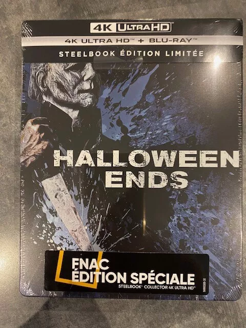 HALLOWEEN ENDS - STEELBOOK COLLECTOR FNAC - film en 4K ULTRA HD + BLU-RAY zone B